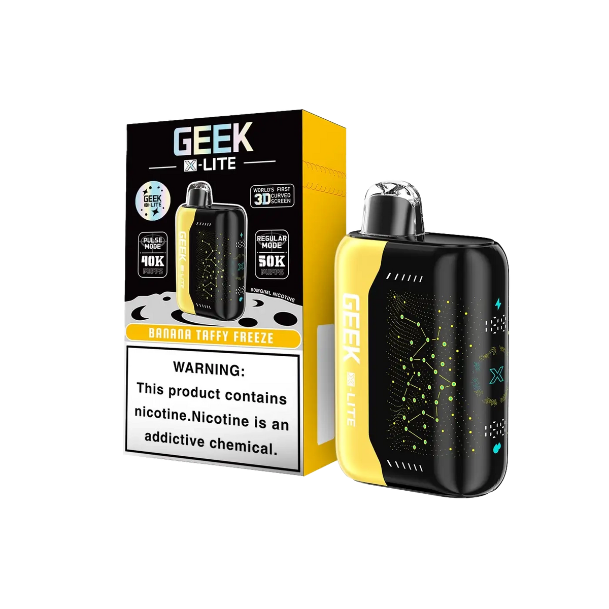 Geek X-Lite 50K Puffs Banana Taffy Freeze
