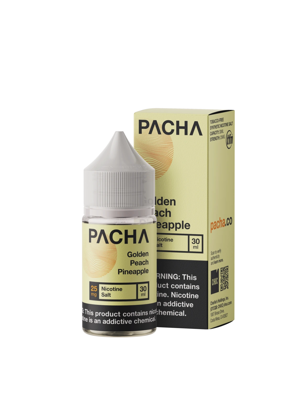 PACHA Nic Salt Golden Peach Pineapple