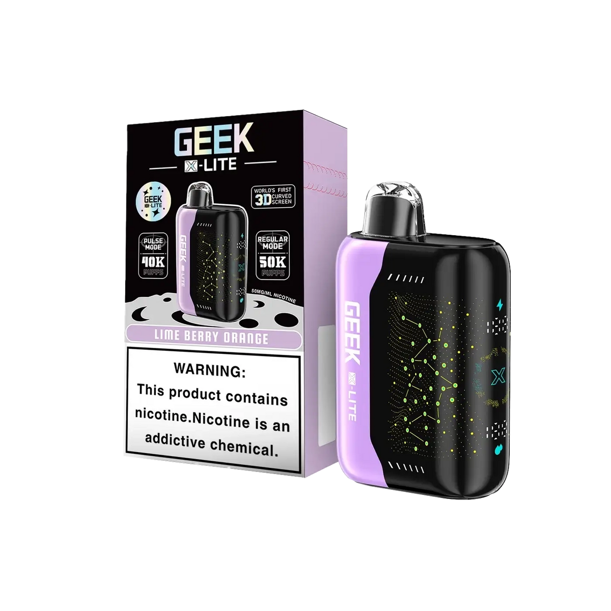Geek X-Lite 50K Puffs Lime Berry Orange