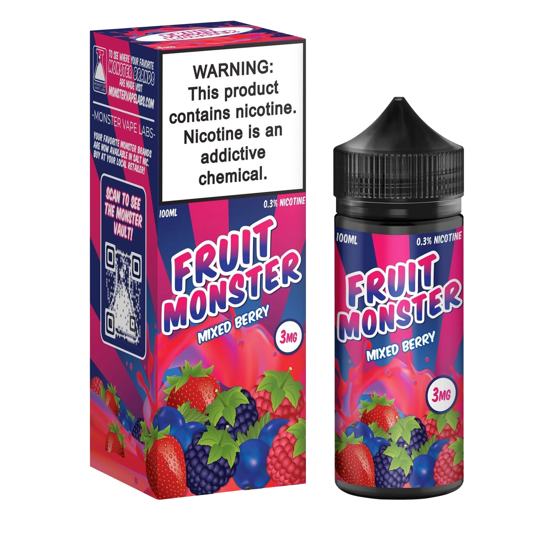 Fruit Monster Freebase Mixed Berry