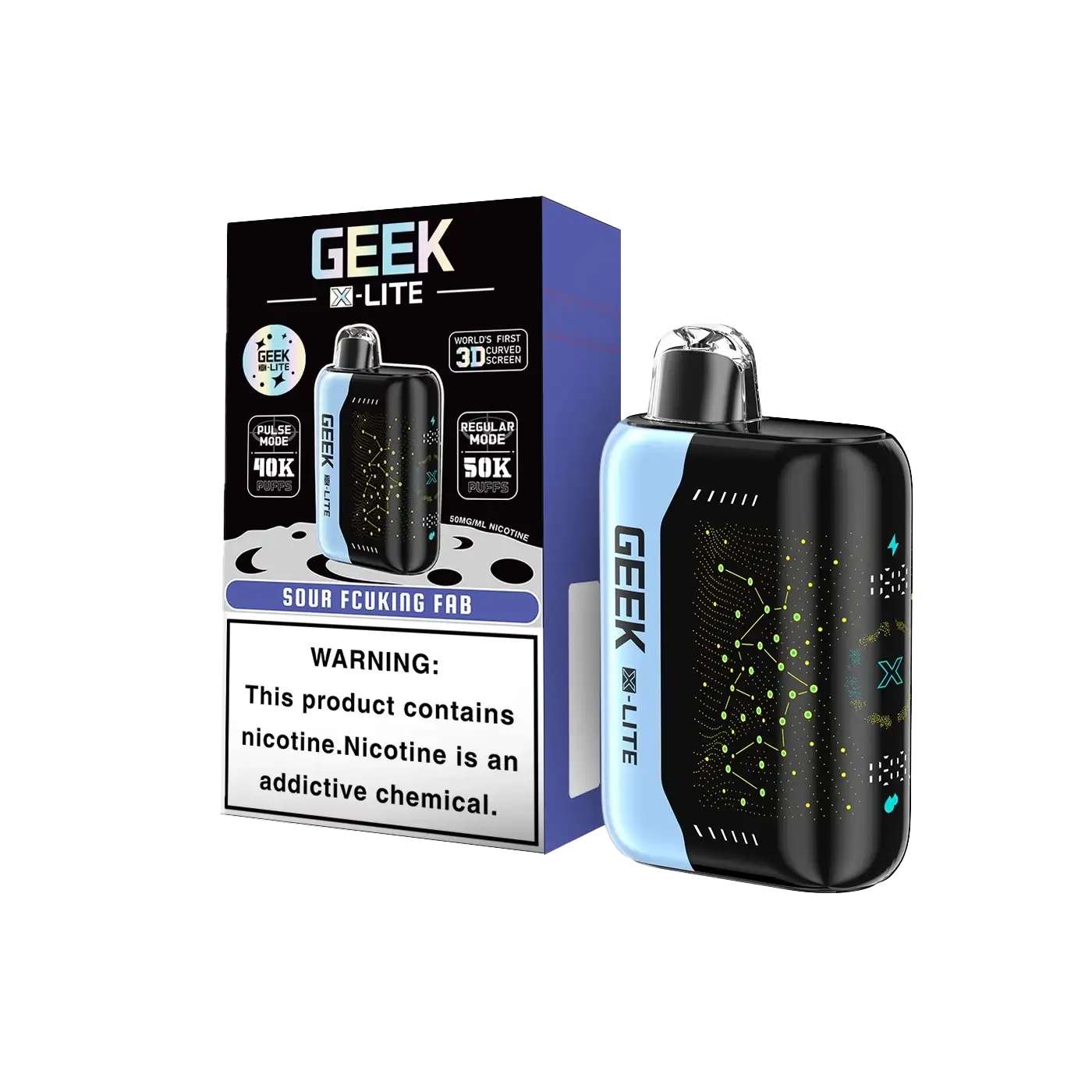 Geek X-Lite 50K Puffs Sour Fcuking Fab