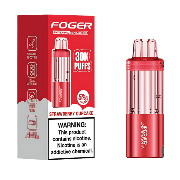 Foger Switch Pro Pod Strawberry Cupcake
