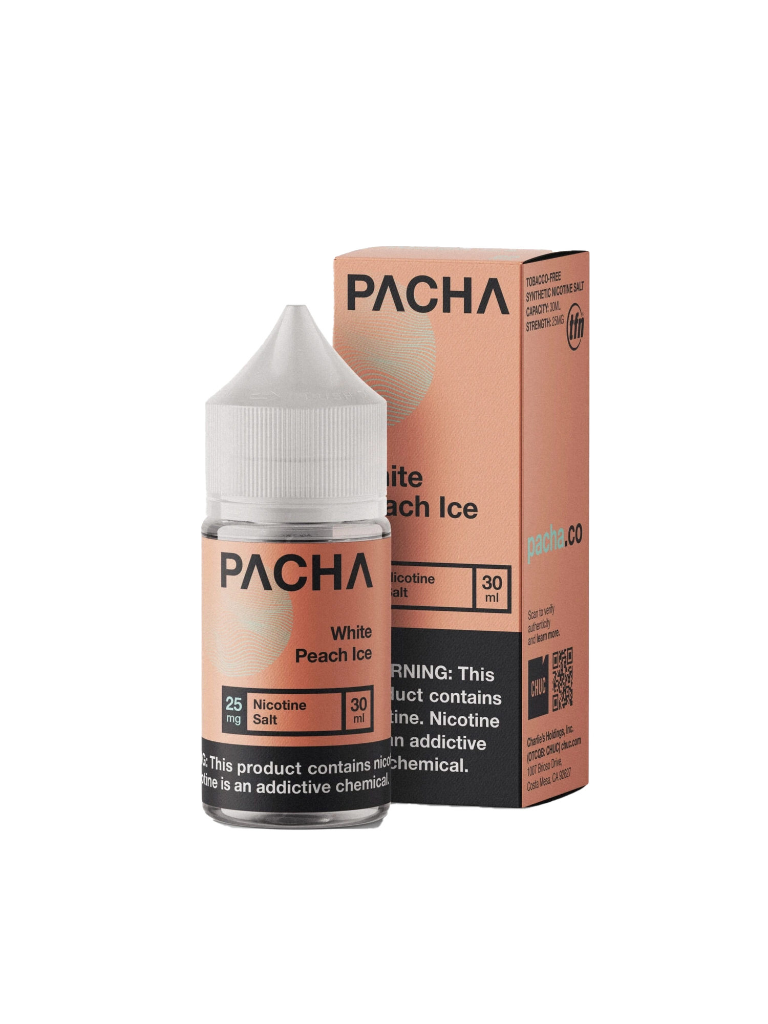 PACHA Nic Salt White Peach Ice