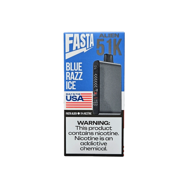 FASTA Alien 51K Disposable Vape Blue Razz Ice