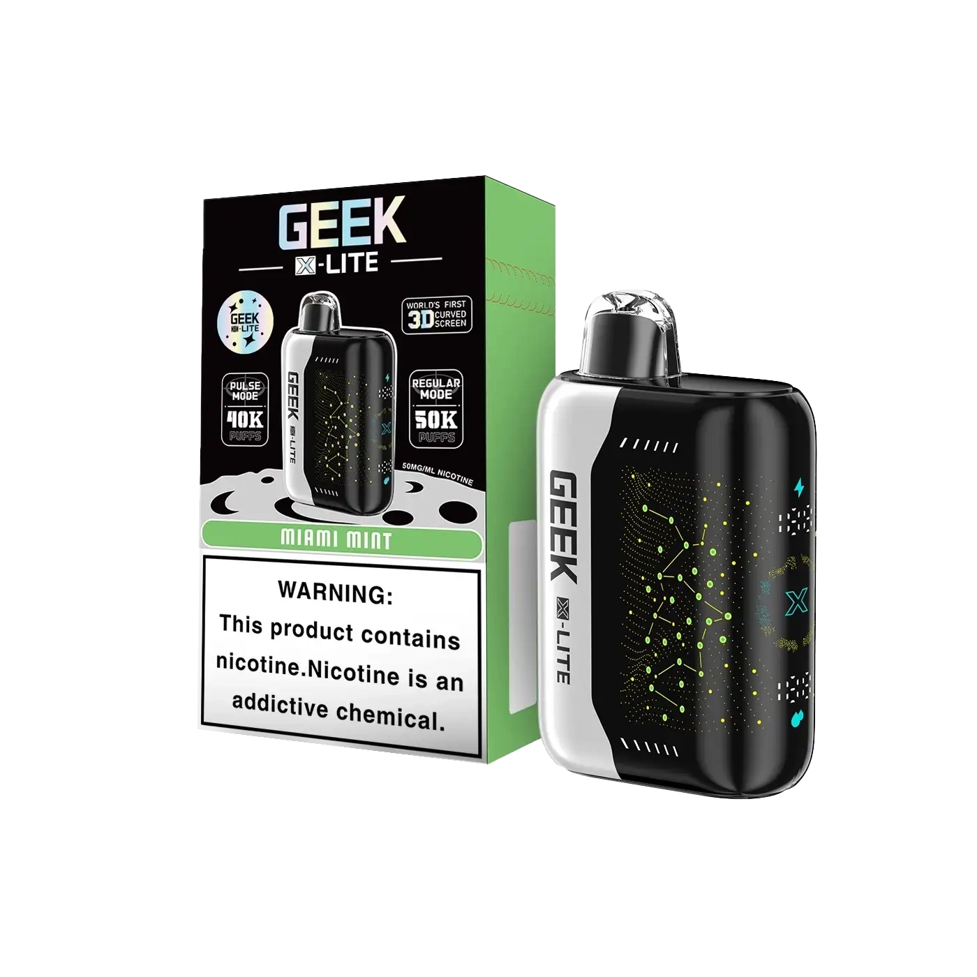 Geek X-Lite 50K Puffs Miami Mint